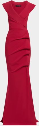 La Petite Robe Di Chiara Boni Sleeveless Ruffle Mermaid Gown