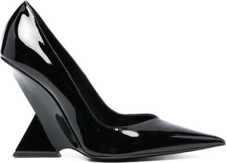 The Attico Cheope Leren Pumps - Dames - Pumps - Zwart - 39 EU - Leer - Schoenen