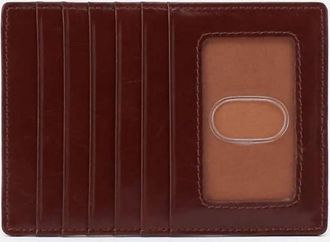 Hobo Womens Euro Slide Card Case In Chocolate