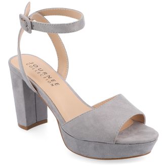 Journee Collection Women & apos;s Nairri Medium and Wide Width Dress Sandals