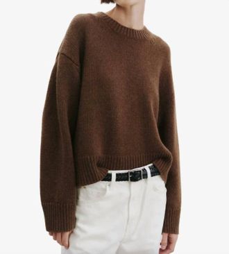 Nili Lotan Haisley Sweater In Cocoa
