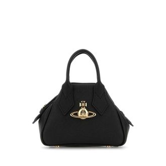 Vivienne Westwood Black Synthetic Leather Mini Yasmine Handbag