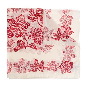 Dsquared2 Accessoires, Dames, Beige, ONE Size, Silk Scarf