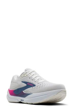 Brooks Ghost Max 3 Running Shoe in White/Moonlight/Pink at Nordstrom, Size 11.5