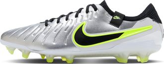 Nike Nike Men Tiempo Legend 10 Elite Fu&szlig;ballschuh f&uuml;r Normalen Rasen Soccer Shoe, Metallic Silver Black Volt, 7 UK