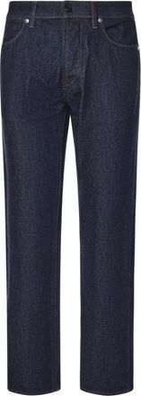 Stone Island Regular Straight-Fit Vijf-Pocket Jeans - Heren - Regular Fit Jeans - Blauw - W32 - Katoen - Jeans