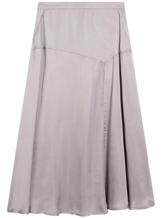 Pence A-line Fabric Midi Skirt