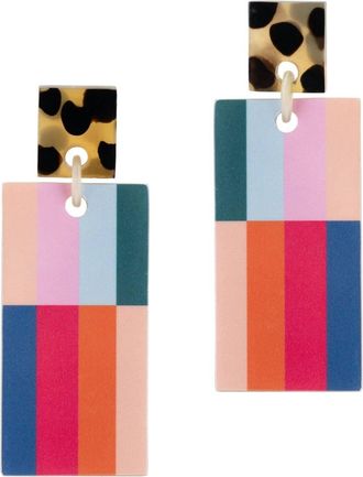 Sunshine Tienda Womens Cabana Earrings In Cranberry