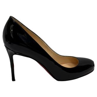 Christian Louboutin Pre-owned Womens Fifi Pumps in Black Patent Leather - Size 36.5 EU/IT