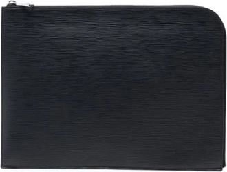 Louis Vuitton Pre-owned Clutches, female, Black, Size: ONE SIZE Pre-owned Pochette Jour GM