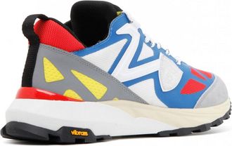 Philippe Model Mens Rockx Low Sneaker Multicolor Mesh Nylon