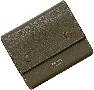 Celine Pre-owned Wallet (tri-fold) - unisex - Celine Vintage - Vintage Wallets - Green - ONE SIZE - Pre-owned