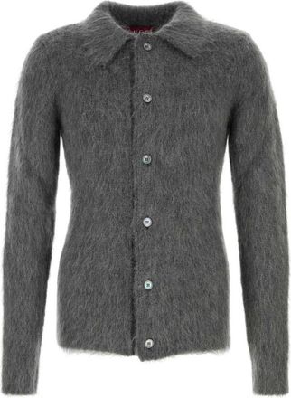 Gucci Grey Mohair Cardigan