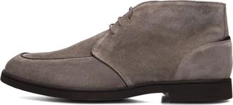 Greve Taupe Su&egrave;de Veterschoenen voor Heren - Heren - Veterlaarzen - Grijs - 40 1/2 EU - Su&egrave;de - Schoenen