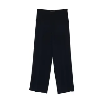 Marina Rinaldi Straight Trousers, female, Blue, Size: 2XL Riccor Wide Cady Trousers