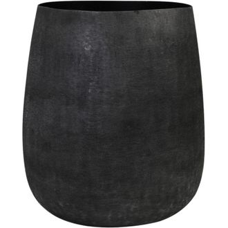 Light & Living Luz Y Vida Maceta Deco Genoli Mate Negro - &Oslash;39x42 Cm