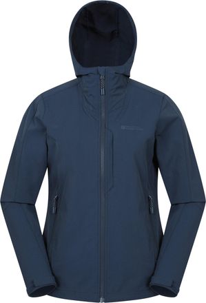 Mountain Warehouse Dames/Dames Retreat Verpakbaar Soft Shell Jasje (Marine)