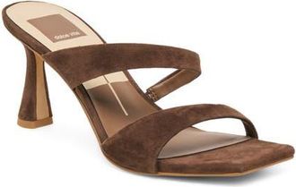 Dolce Vita Icelyn Slide Sandal in Dark Brown Suede at Nordstrom, Size 9.5