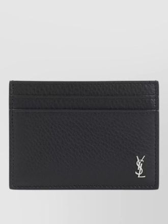 Saint Laurent leather tiny card holder