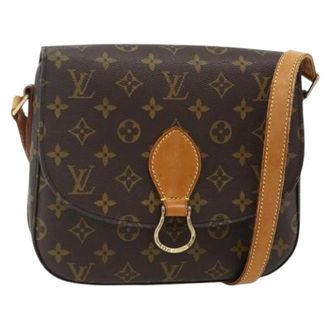 Louis Vuitton Pre-owned Cross Body Bags, female, Brown, Size: ONE SIZE Pre-owned Saint Cloud GM Shoulder Bag