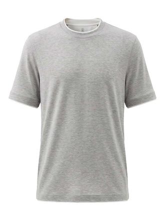 Brunello Cucinelli T-Shirt With Faux-Layering