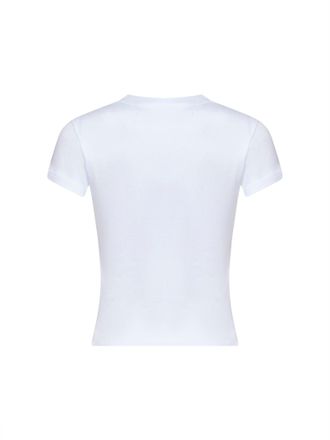Saint Laurent Cassandre T-Shirt - White