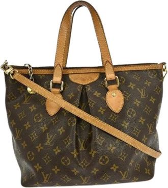 Louis Vuitton Pre-owned Handbags, female, Brown, Size: ONE SIZE Pre-owned Palermo Handbag