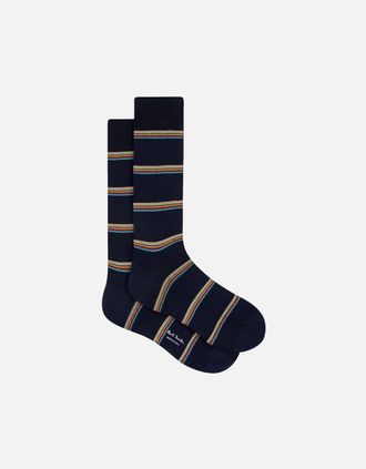 Paul Smith Mens Paul Smith Signature Block Socks 47 Navy - Black - Size: 16/14.5/8/15/8.5/15.5/9/13/13.5/14/6.5/7/7.5/11.5/5/12/5.5/12.5/6/3.5/3/10.5/4/11/4.5