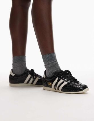 adidas Originals Japan - Sneakers nere effetto coccodrillo-Nero