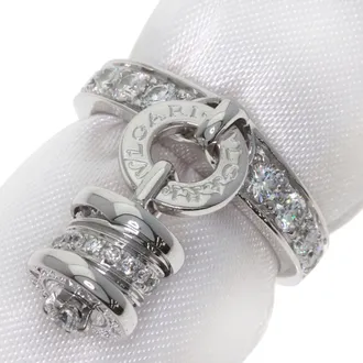 Bulgari White Gold (18K) Band Ring (Pre-Owned)