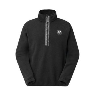 Picture Kimag 1/4 Zip Fleece Fleecepullover f&uuml;r Herren | schwarz