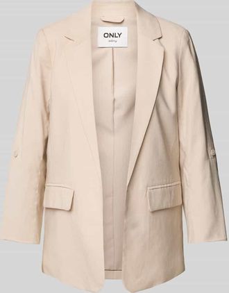 Only Loose Fit Blazer mit Turn-up-Option Modell LARIS in Ecru, Gr&ouml;&szlig;e 36