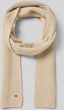 Tommy Hilfiger Schal aus Baumwoll-Kaschmir-Mix in Beige, Größe 1