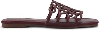 Kurt Geiger Womens Royale Sliders - Wine - Size UK 7