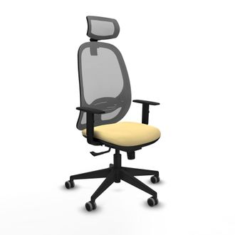 Piqueras y Crespo Silla De Oficina Piqueras Y Crespo Cilanco Negro Reposabrazos Ajustables