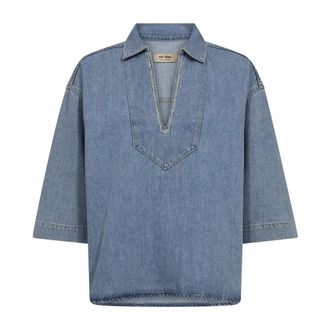 Mos Mosh Mujer, Blusas y Camisas, Azul, Talla: L