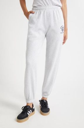 Sporty & Rich California Emblem Fleece Graphic Sweatpants in Heather Gray at Nordstrom, Size Xx-Large