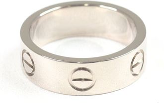 Cartier White Gold White Gold (18K) Band Ring (Pre-Owned)