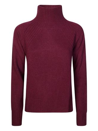 Dondup ribbed high-neck sweater - women - Fabric - 40 - Red