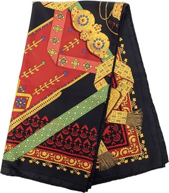 Herm&egrave;s Pre-owned Hermes Brins d Or Silk Scarf 90 Ladies GKE47TQV6ZP21Q68