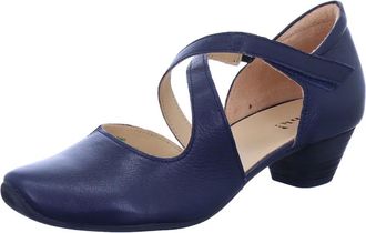 Think Aida Pump - Dames - Schoenen - Blauw - Maat: 42 EU Leer