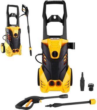 Trade Shop Trade Shop - Idropulitrice Elettrica Acqua Fredda 2000w 135 Bar Con Accessori Con Avvolgitubo