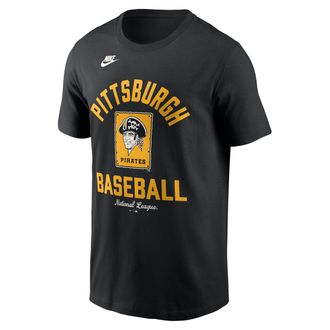 Nike Pittsburgh Pirates Cooperstown Nike Mens MLB T-Shirt in Black | N19900APBB-079