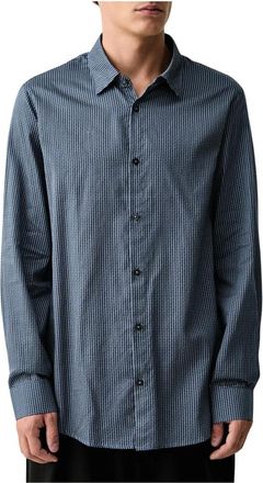 A|X Armani Exchange Camisa Casual - Shirts - Hombre - Azul - 2XL