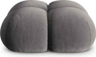 Cosmopolitan Design Puf terciopelo gris
