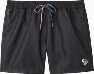 Paul Smith Mens PS Paul Smith Zebra Swim Shorts 79 BLACK - Size: 33/32/32