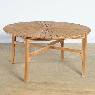 Wanda Collection Wanda Collection - Mesa de jardí­n redonda de teca 150 cm Roxan