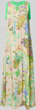 Emily van den Bergh Maxikleid mit Rundhalsausschnitt in Sand, Gr&ouml;&szlig;e 44