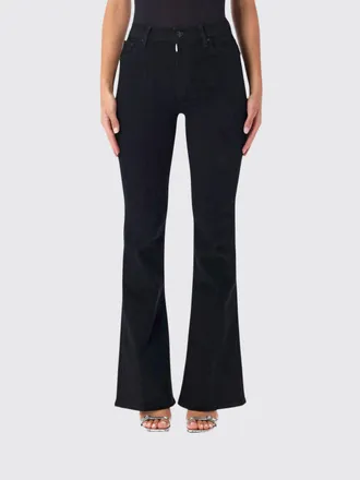 Frame Denim Jeans skinny flared a vita media in denim di cotone stretch
