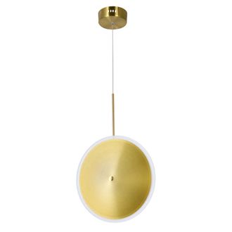 CWI Lighting Ovni LED Mini Pendant With Brass Finish